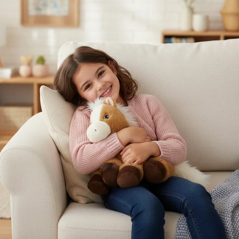Peluche animal de granja para decorar una habitación infantil