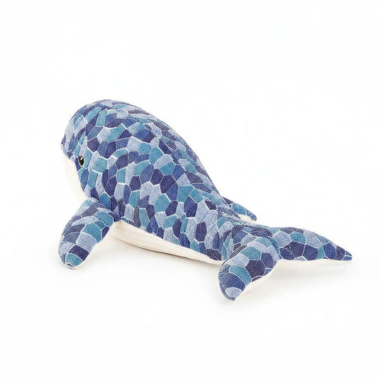 Peluche de ballena gigante azul para niños