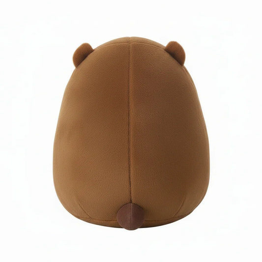 Peluche de capibara marrón suave