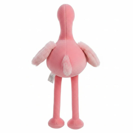 Peluche de flamenco rosa para niños