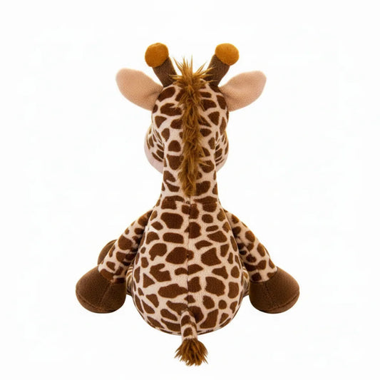 Peluche de jirafa con manchas