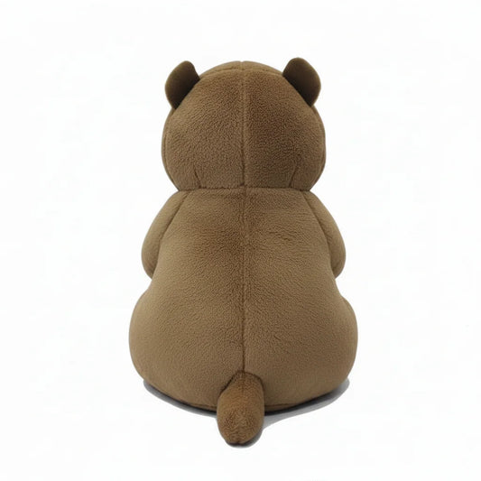 Peluche de marmota marrón