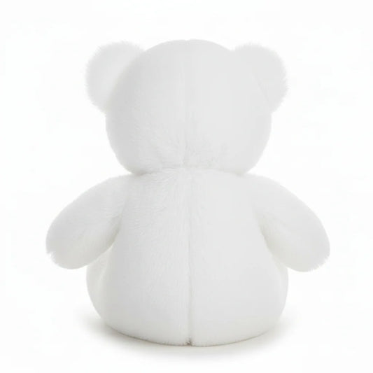 Peluche de oso blanco para niños