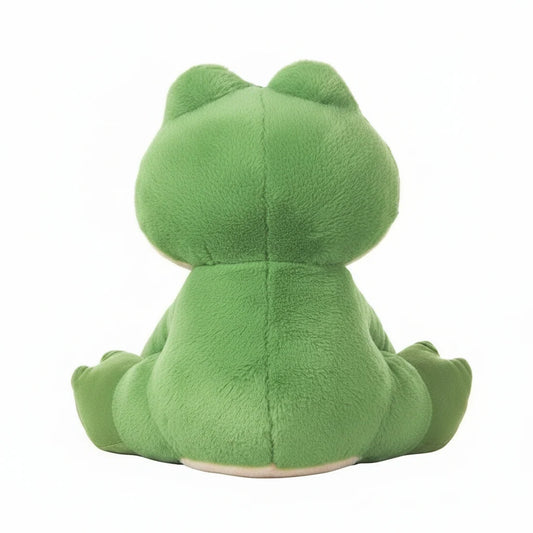 Peluche de rana verde para niños