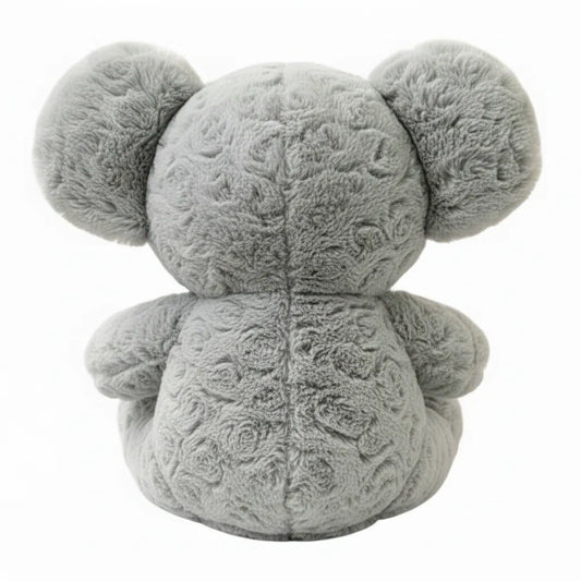 Peluche koala gris de textura suave