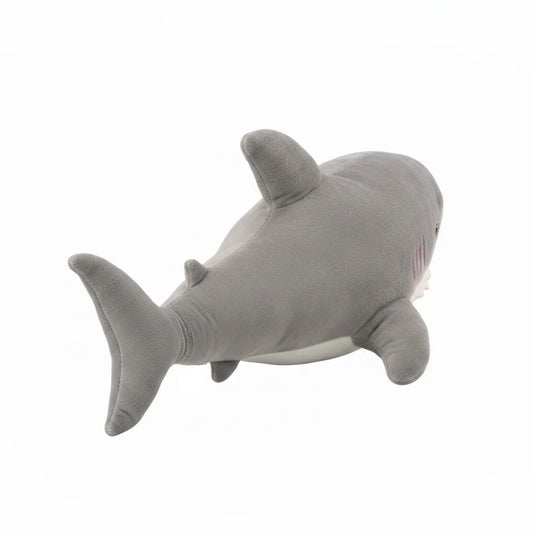 Tiburón gris de peluche para niños