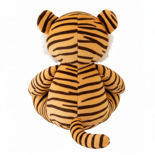 Tigre de peluche a rayas para niños