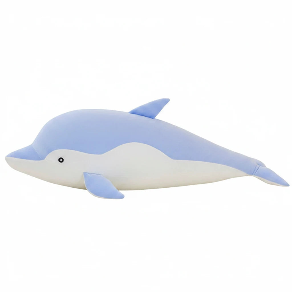 Delfín de peluche suave y tierno