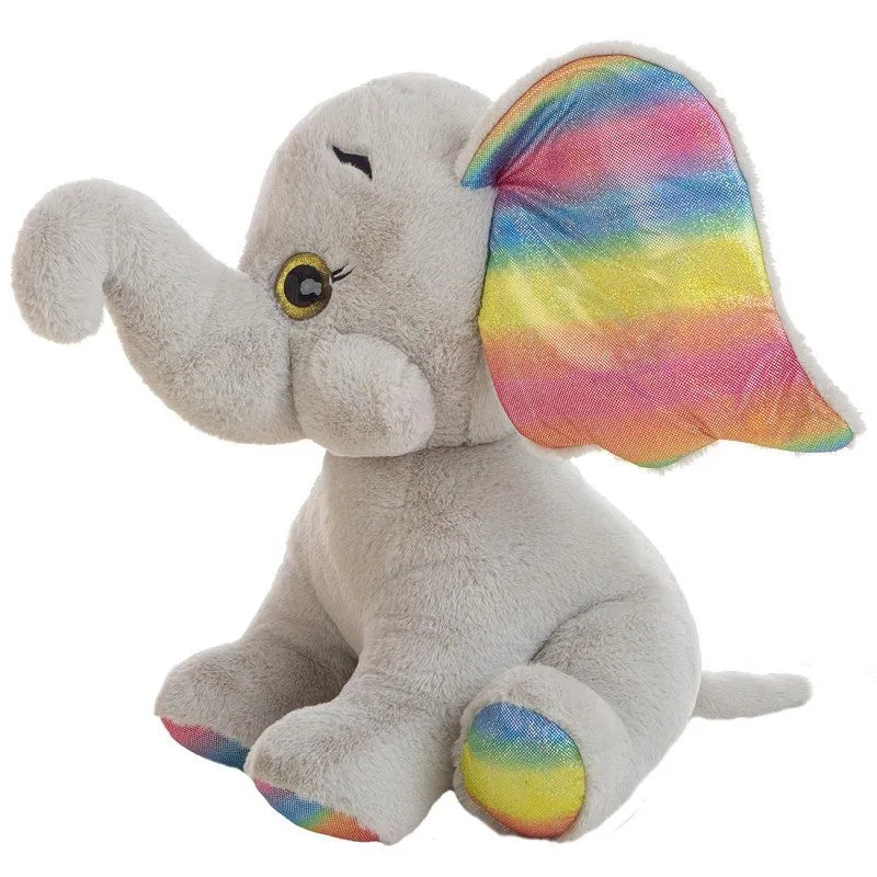 Elefante de peluche arcoíris kawaii