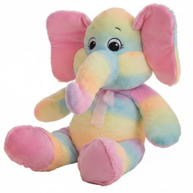 Elefante de peluche multicolor kawaii
