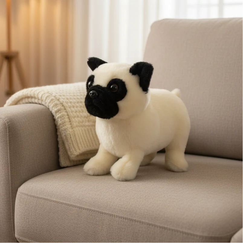 Peluche Perro Pug – 20cm