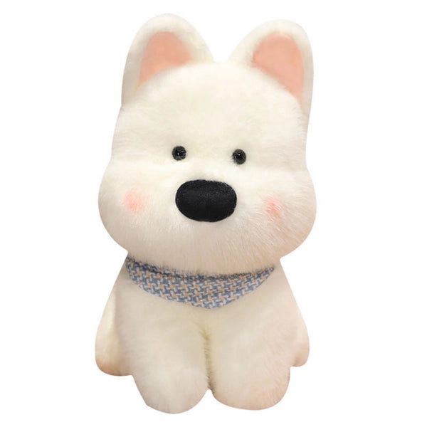 Peluche Perro Blanco – 35cm
