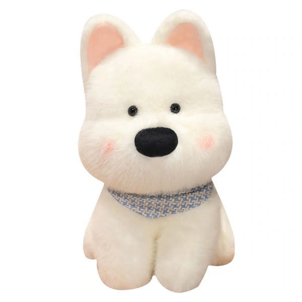 Peluche Perro Blanco – 35cm