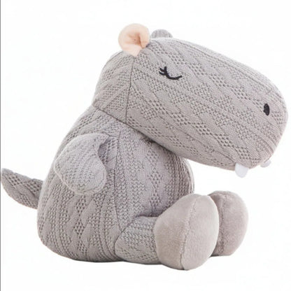 Hipopótamo de peluche estilo crochet