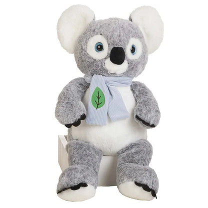 Koala de peluche gris para niños