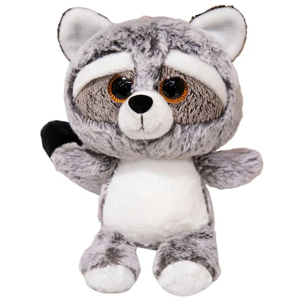 Mapache de peluche kawaii