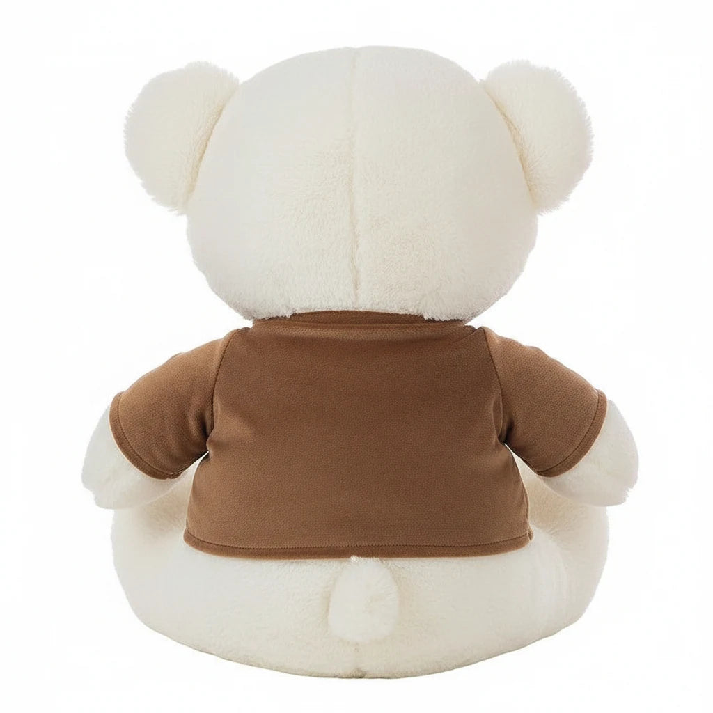 Oso blanco de peluche para niños