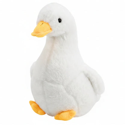 Pato blanco de peluche kawaii