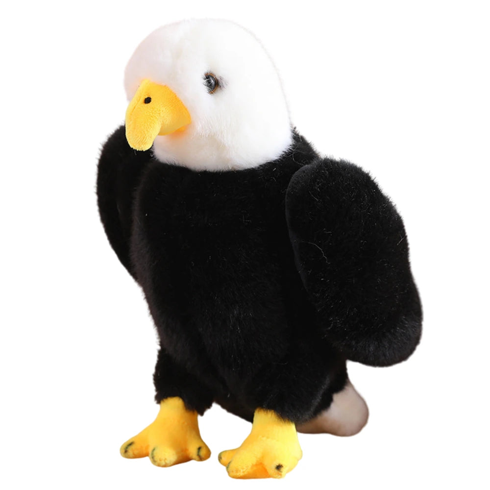 Peluche de águila negra