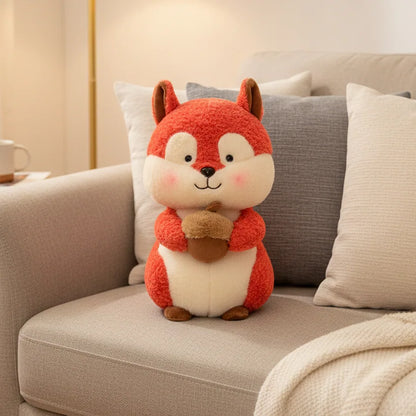 Peluche ardilla decorativa