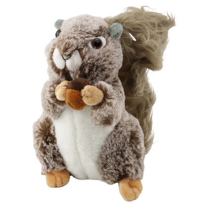 Peluche de ardilla marrón