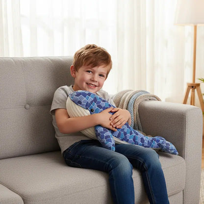 Peluche ballena grande para cama, sofá o decoración infantil