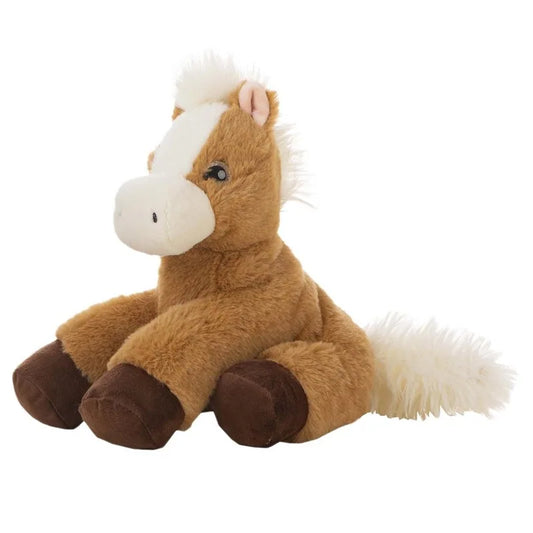 Peluche caballo marrón suave y original