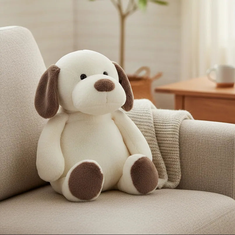 Peluche cachorro suave para regalar