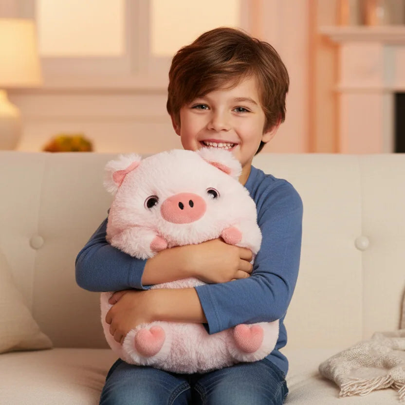 Peluche cerdito de granja para niños