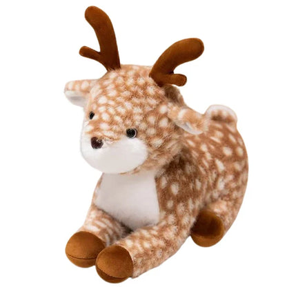Peluche ciervo marrón suave