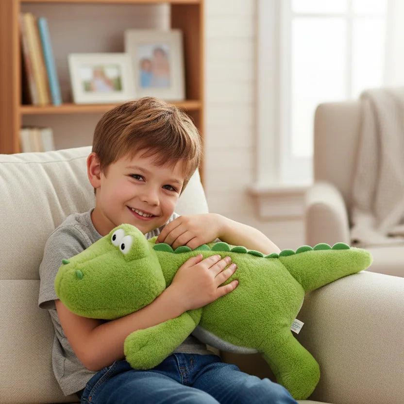 Peluche cocodrilo para decoración infantil