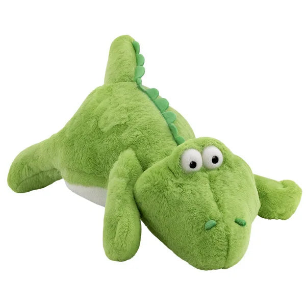 Peluche de cocodrilo verde para niños