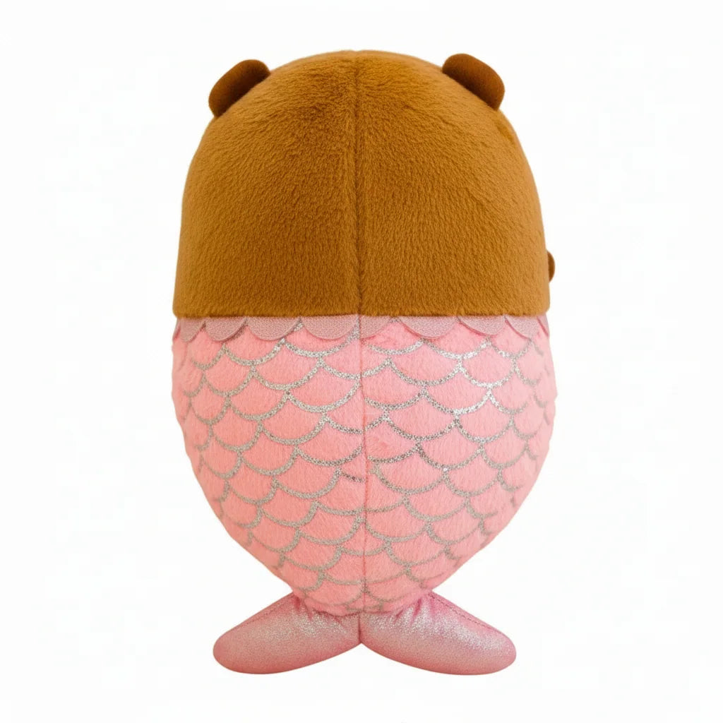 Peluche de capibara sirena kawaii
