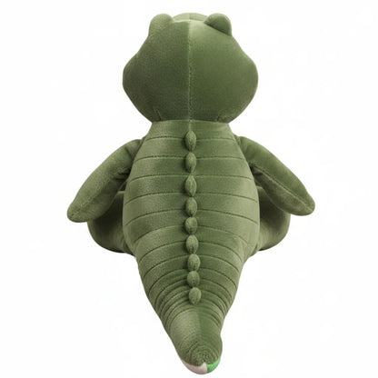 Peluche de cocodrilo verde para niños