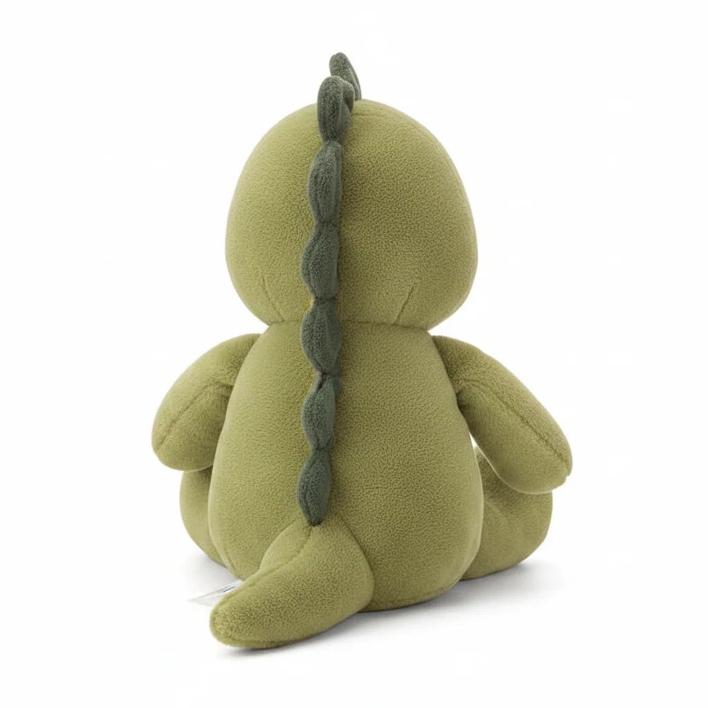 Peluche de dinosaurio verde para niños