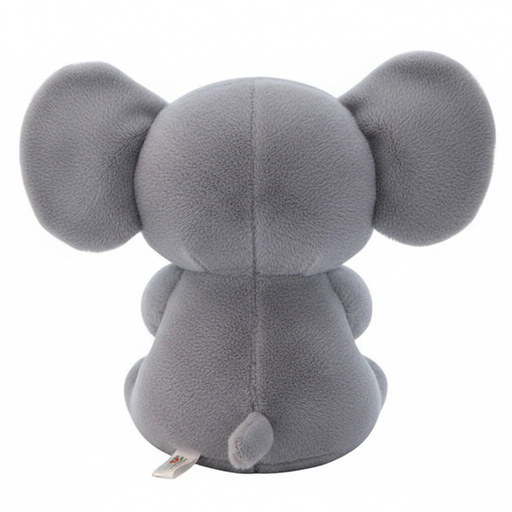 Peluche de elefante gris para niños