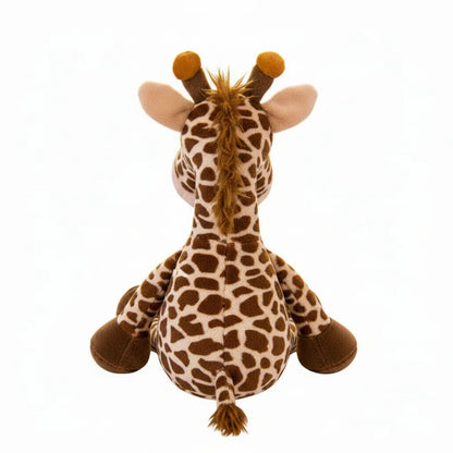 Peluche de jirafa con manchas