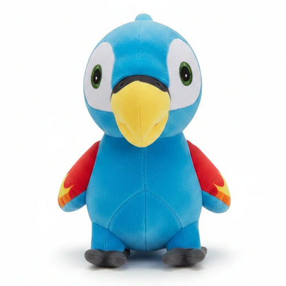 Peluche de loro colorido para niños