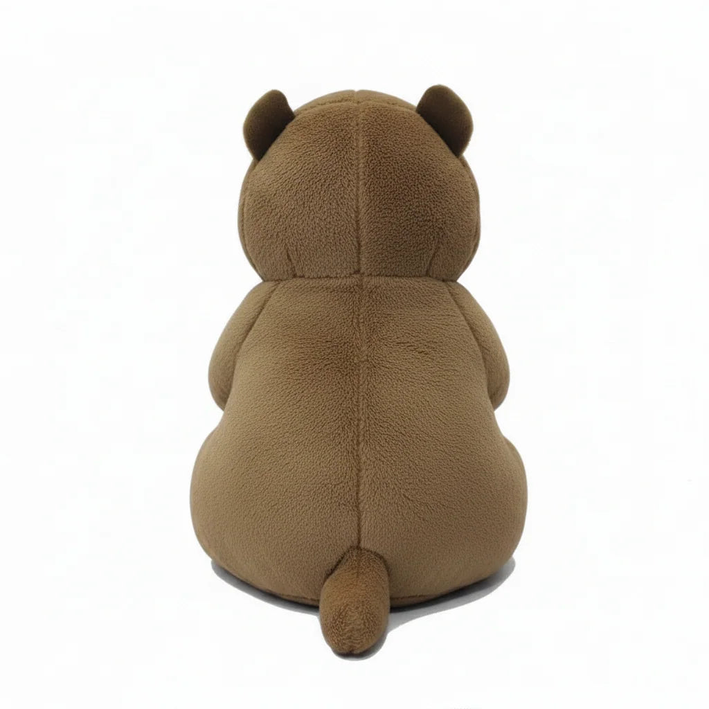 Peluche de marmota marrón