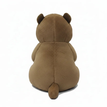 Peluche de marmota marrón