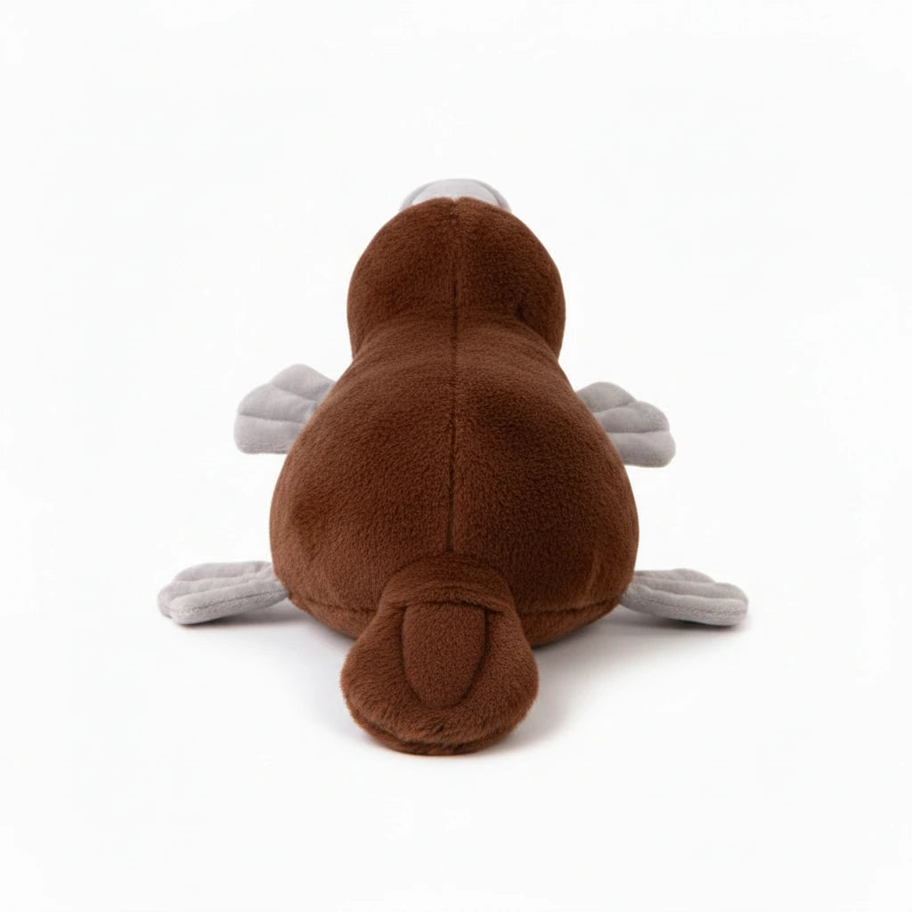 Peluche de ornitorrinco marrón