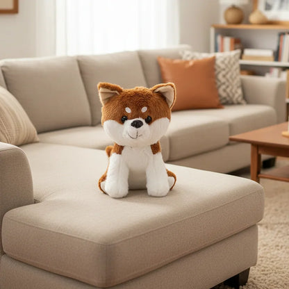 peluche de perro shiba
