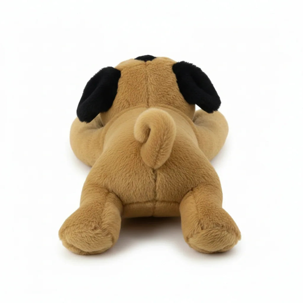 Peluche de pug beige para niños