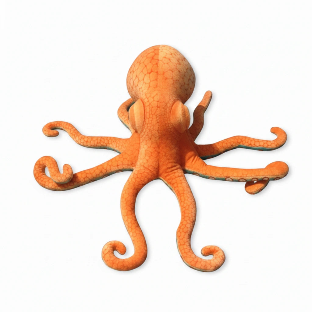 Peluche de pulpo grande suave
