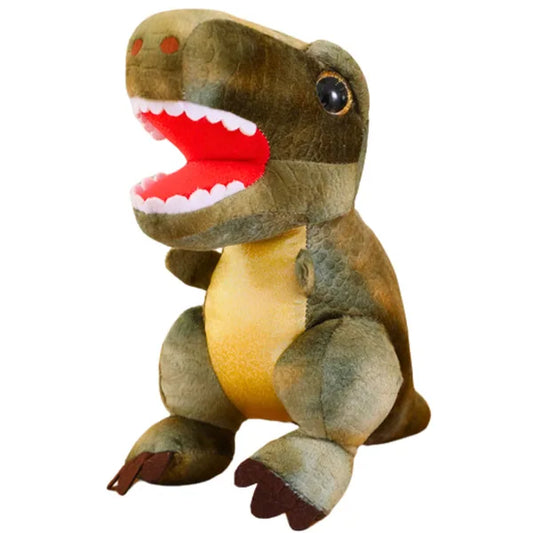 Peluche dinosaurio verde para niños