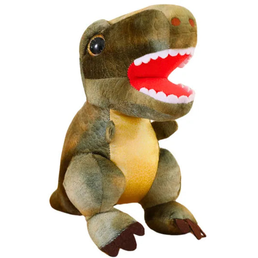 Peluche dinosaurio verde suave