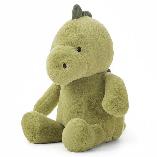 Peluche dinosaurio verde suave
