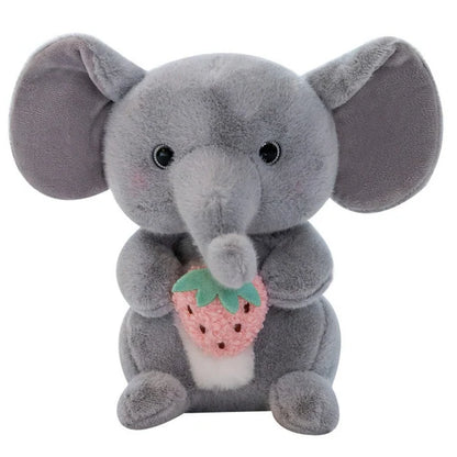Peluche elefante con fresa suave