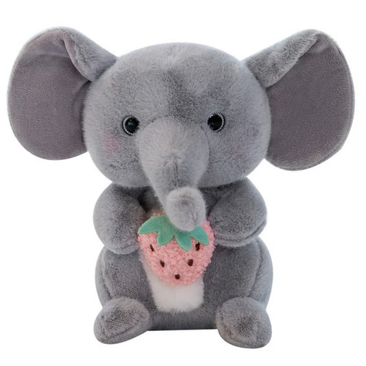 Peluche elefante con fresa suave