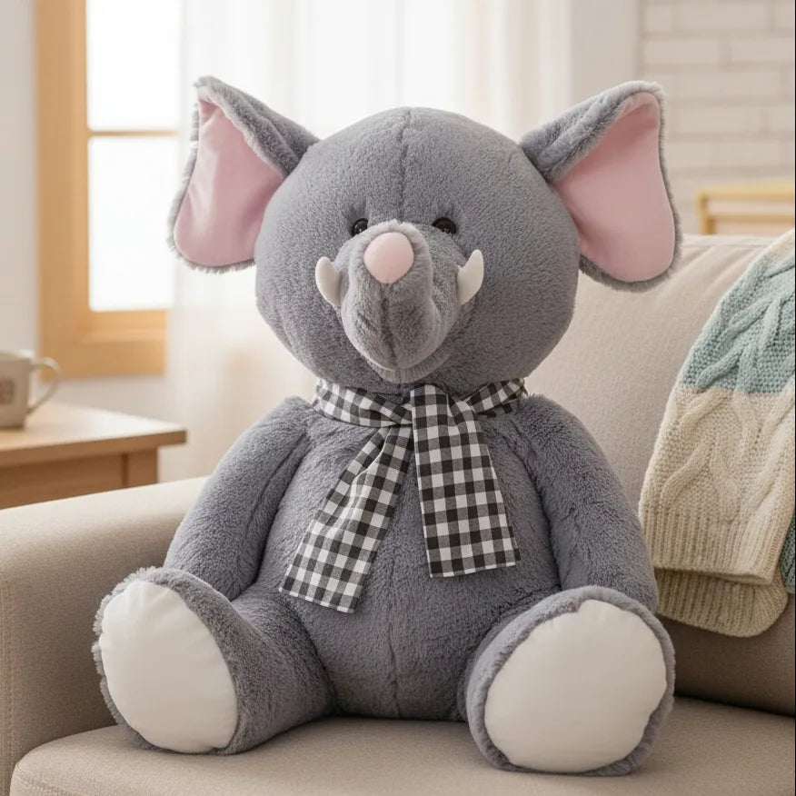 Peluche elefante con pañuelo para regalar